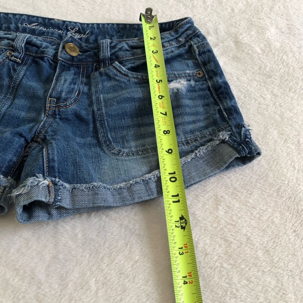 American eagle denim shorts, women size 4 - Picture 7 of 10